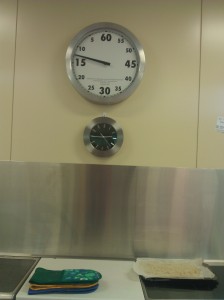 Large kitchen timer in Wellington Pt State  School, keeps students on task